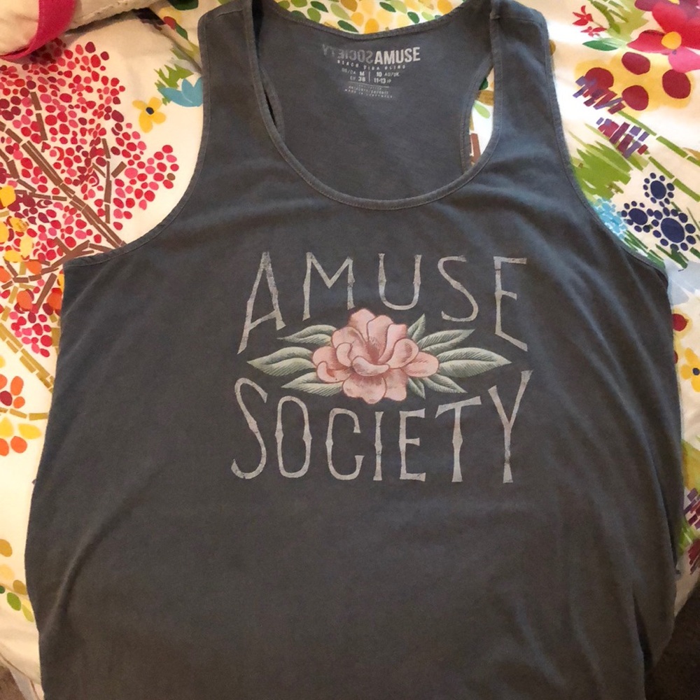 Amuse Society lotus tank top